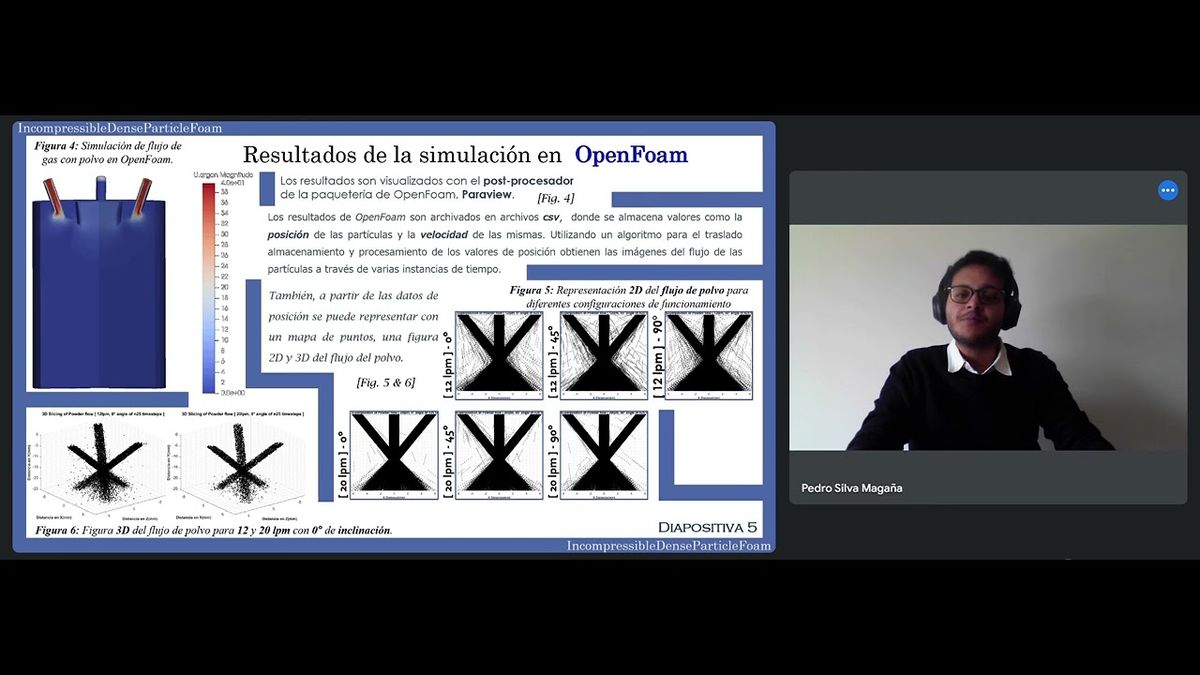 CMX016 - Modelo Numérico Implementado en OpenFOAM para Caracterizar el Flujo de Partículas Metál…