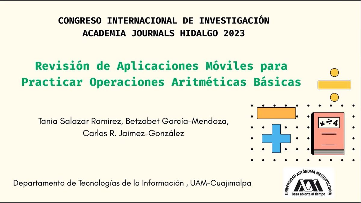 HLG124 - Revisión de Aplicaciones Móviles para Practicar Operaciones Aritméticas Básicas