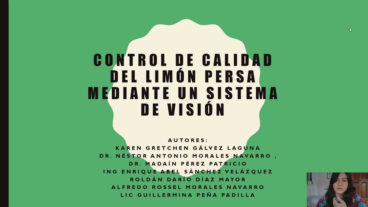 MOR379 - Control de Calidad del Limón Persa mediante un Sistema de Visión