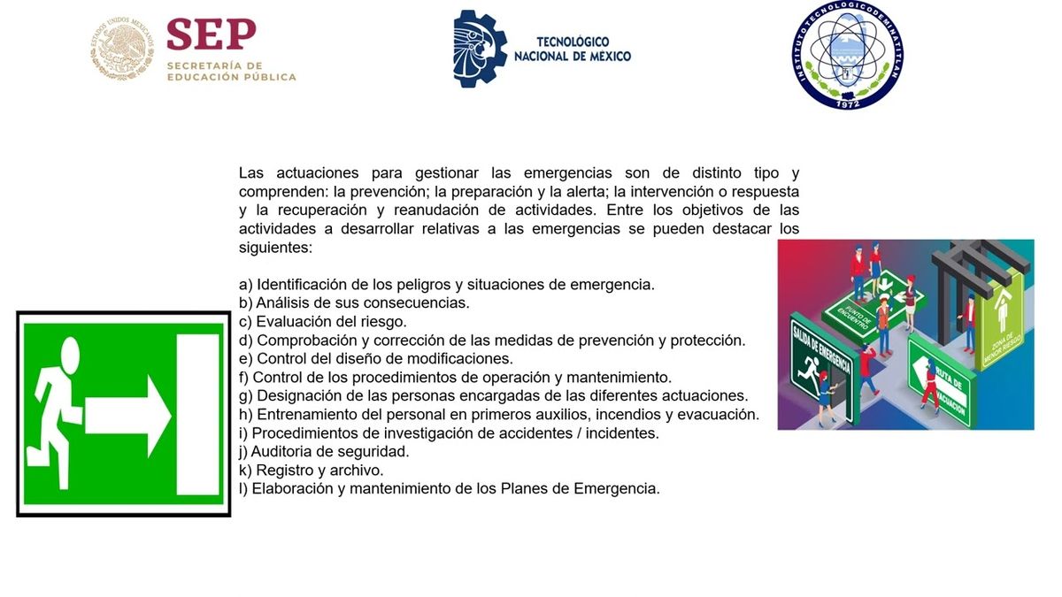 CEL005 - Elaboración del Programa de Protección Civil del Laboratorio Industrial en el Instituto…