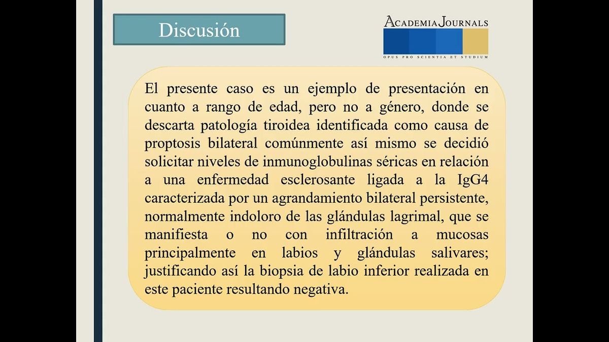 HLG265 - Exoftalmos Bilateral como Manifestación de Linfoma Conjuntival de  Células B Grandes: Re…