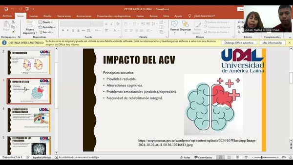 HDG103 - Estudio en la Rehabilitaciòn de Accidentes Cerebrovasculares en Pacientes Adultos Mayores…