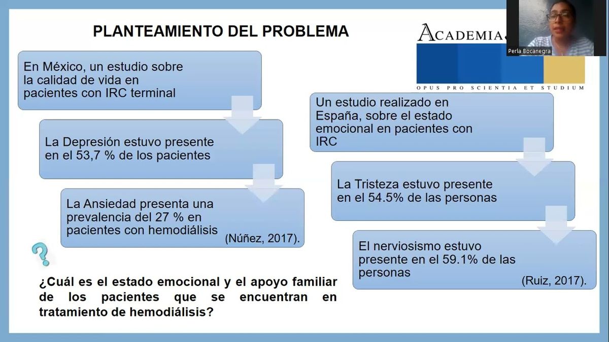 MEX098 - Estado Emocional y Apoyo Familiar de los Pacientes en Hemodiálisis de una Institución P…