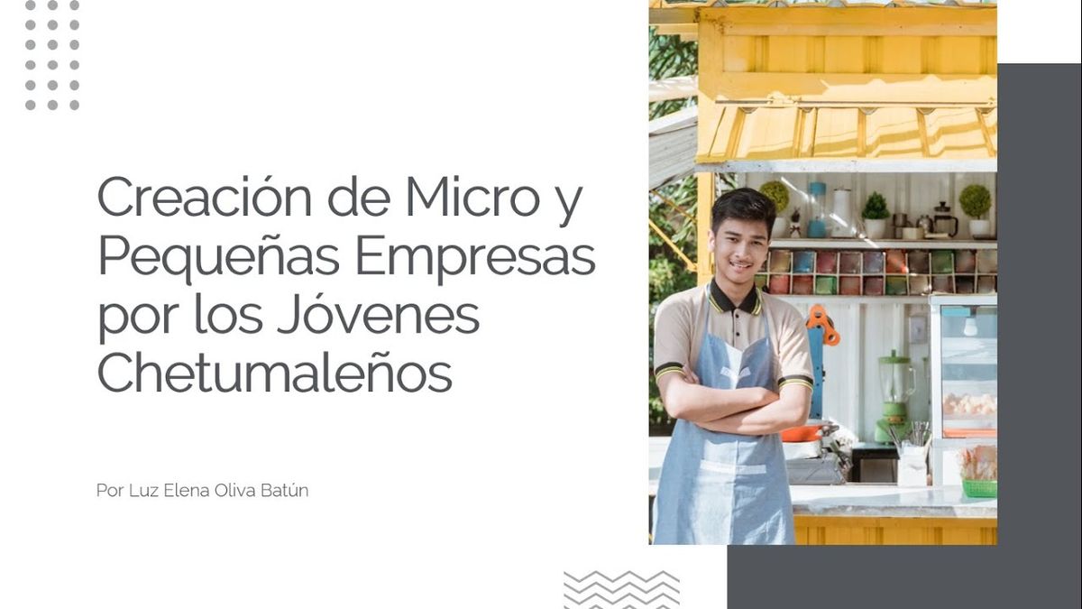 CHM163 - Creación de Micro y Pequeñas Empresas por los Jóvenes Chetumaleños