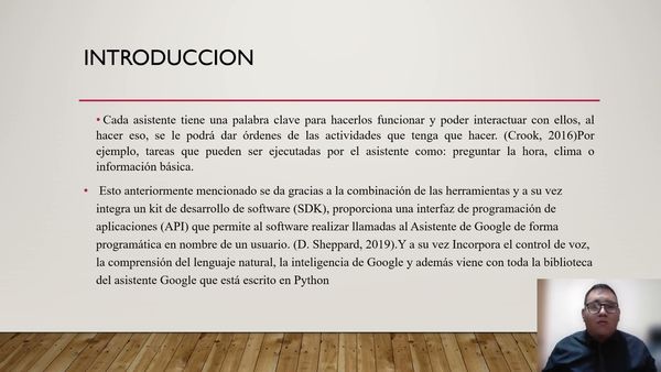 MOR295 - Diseño de un Asistente de Voz a través de Latte Panda y API Google