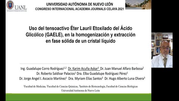 CLY304 - Uso del Tensoactivo Éter Lauril Etoxilado del Ácido Glicólico (GAELE), en la Homogeniz