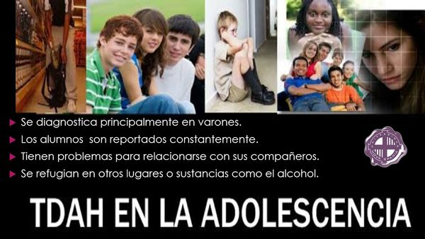 MOR105 - Detección del Trastorno de Déficit de Atención e Hiperactividad en Bachillerato