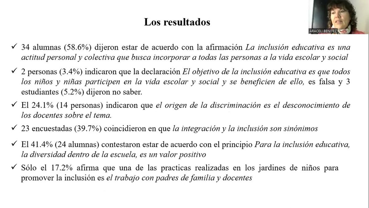 MLA020 - Inclusión y Formación Docente: La Opinión de Estudiantes de una Escuela Normal