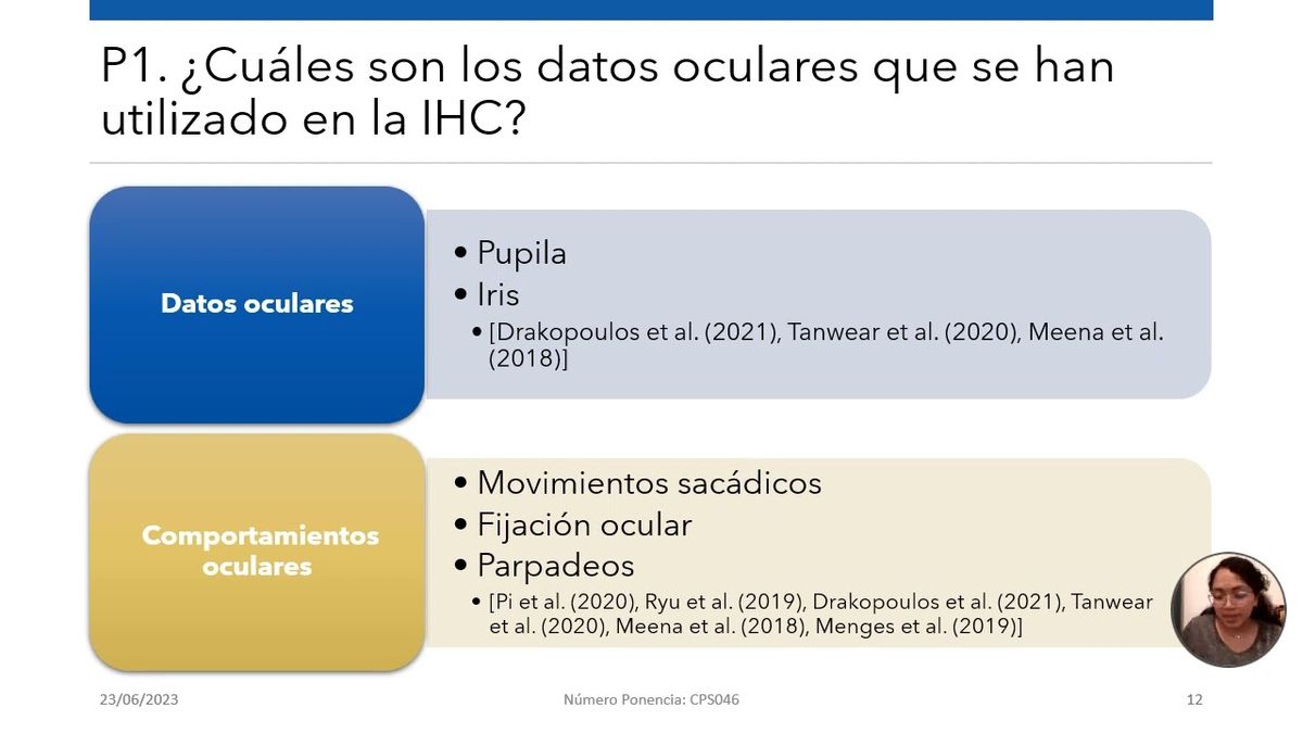 CPS046 - Interacción Humano-Computadora Basada en Seguimiento Ocular: Una Revisión Sistemática