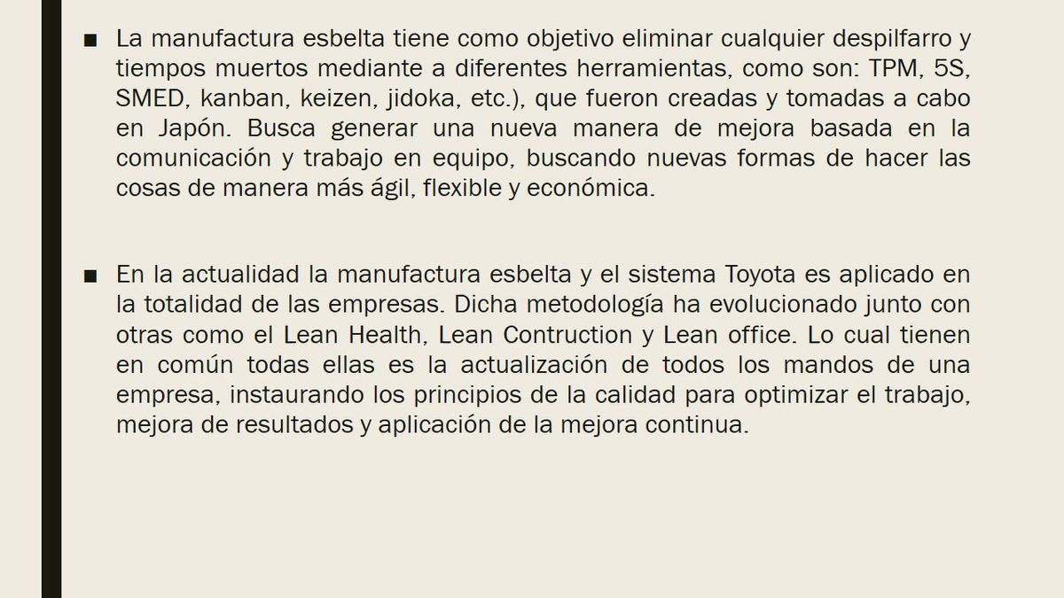 CCC-431 - METODOLOGÍA LEAN MANUFACTURING PARA LA MEJORA DE CALIDAD EN SECTOR PANIFICACIÓN INDUSTR…