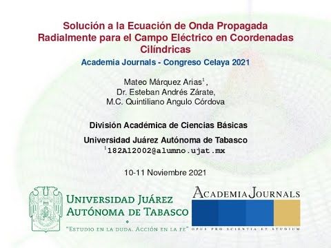 CLY006 - Solución a la Ecuación de Onda Propagada Radialmente para el Campo Eléctrico en Coorden…