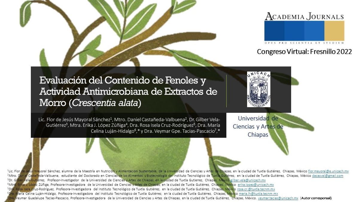 FRS068 - Evaluación del Contenido De Fenoles y Actividad Antimicrobiana de Extractos de Morro (Cre…