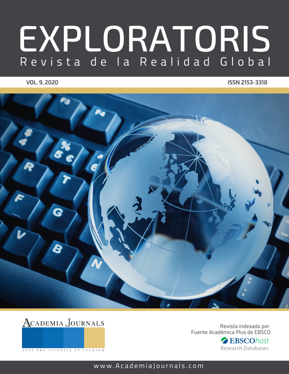 Exploratoris V9N1 2020 - Cover
