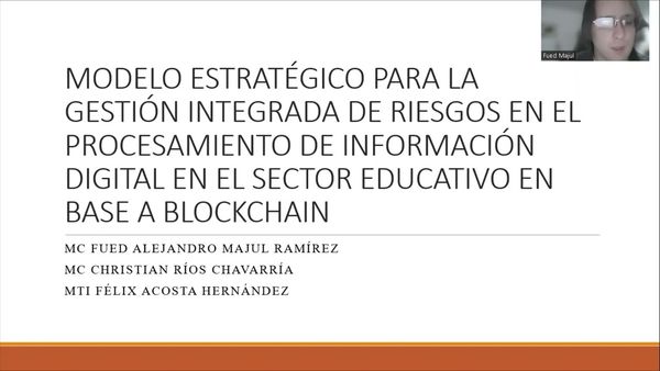 ITP201 - Modelo Estratégico para la Gestión Integrada de Riesgos en el Procesamiento de Informaci…