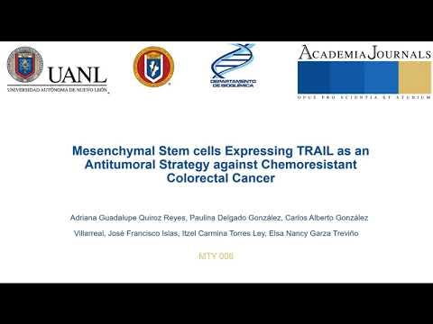 MTY006 - Mesenchymal Stem cells Expressing TRAIL as an Antitumoral Strategy against Chemoresistant…