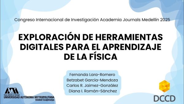MED188 - Exploración de Herramientas Digitales para el Aprendizaje de la Física