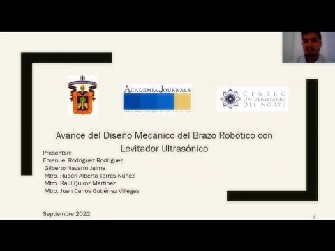 MEX051 - Avance del Diseño Mecanico del Brazo Robotico con Levitador Ultrasonico