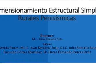 MED261 - Manual de Dimensionamiento Estructural Simple para Zonas Rurales Penisísmicas