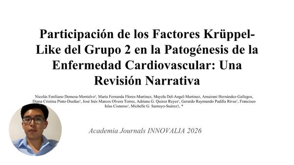 NOV034- Participación de los Factores Krüppel-Like del Grupo 2 en la Patogénesis de la Enfermeda…