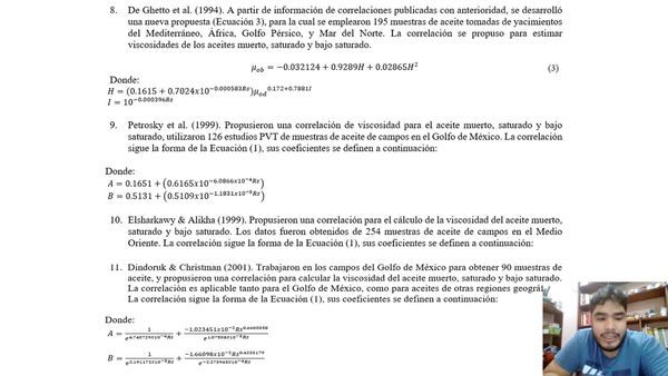 AJA044 - Viscosidad de Aceites: Análisis Comparativo de Correlaciones, Modelado Composicional y su…