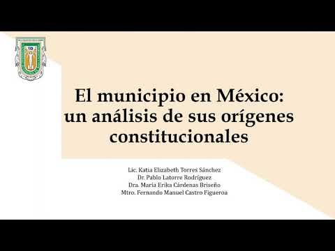 TAB075 - El municipio en México: un análisis de sus orígenes constitucionales