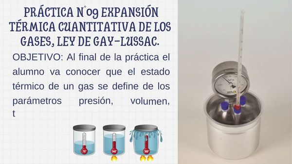 INT058- Desarrollo de Experimentos de Comprobación en Temas de Fluidos, Introducción a la Termodi…