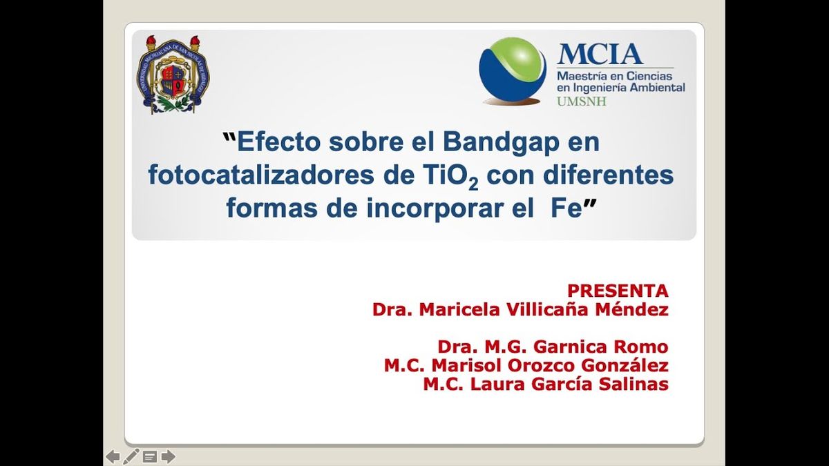 CCC-050 - EFECTO SOBRE EL BANDGAP EN FOTOCATALIZADORES DE TIO2 CON DIFERENTES FORMAS DE INCORPORAR …