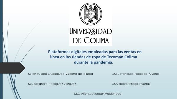HID426 - Plataformas Digitales Empleadas para las Ventas en Línea en las Tiendas de Ropa de Tecom