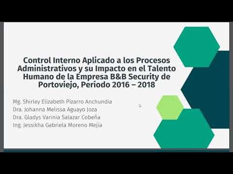 FRE041 - Control Interno Aplicado a los Procesos Administrativos y su Impacto en el Talento Humano…