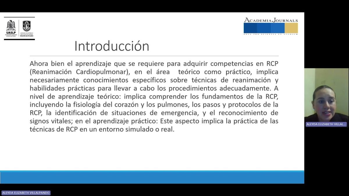 MCH024 - Estilos de Aprendizaje de Acuerdo a Honey-Alonso dentro de la Materia de RCP en la Licenci…