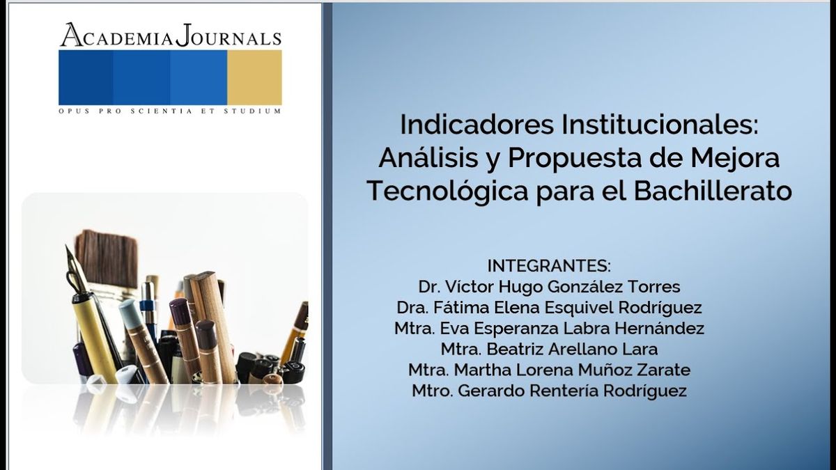 HLG297 - Indicadores Institucionales: Análisis y Propuesta de Mejora Tecnológica para el Bachill…