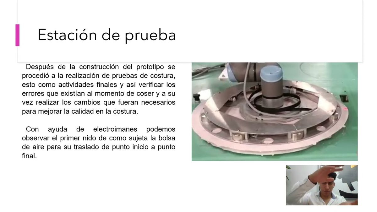 IEU082 - Prototipo Robótico Automatizado para Costura e Inspección de Bolsas de Aire  