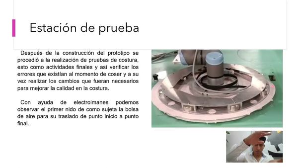IEU082 - Prototipo Robótico Automatizado para Costura e Inspección de Bolsas de Aire  