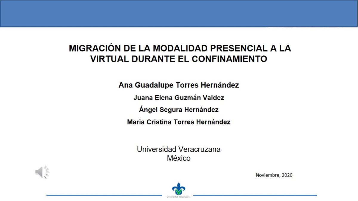 CCC-548 - MIGRACIÓN DE LA MODALIDAD PRESENCIAL A LA VIRTUAL DURANTE EL CONFINAMIENTO