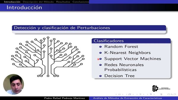 MLA092 - Análisis de Métodos de Extracción de Características para la Detección de Perturbaci…