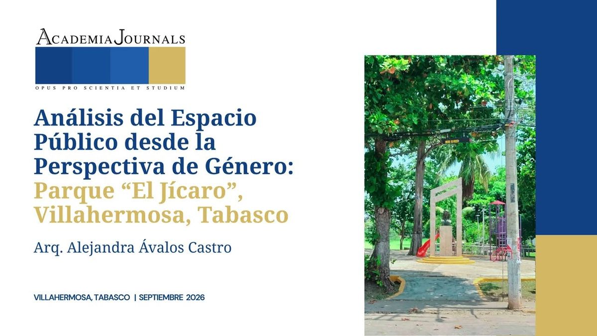 ITG085- Análisis del Espacio Público desde la Perspectiva de Género: Parque “El Jícaro”, Vi…