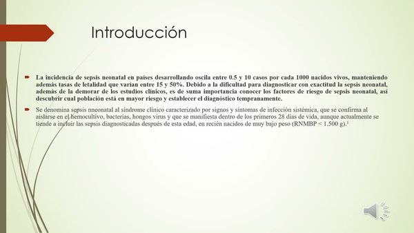 ITG080- Principales Factores de Riesgo Asociados a Sepsis Neonatal # Integralia 2026