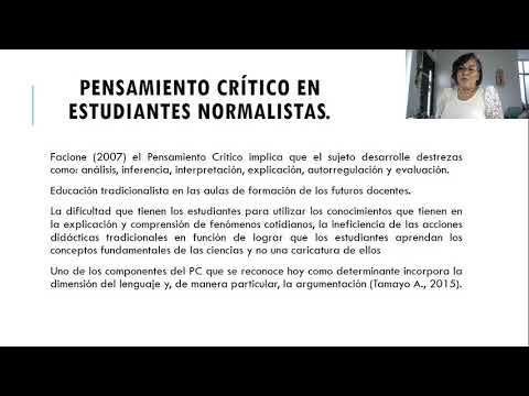 T111 - EL PENSAMIENTO CRÍTICO COMO PARTE DEL DESARROLLO DE COMPETENCIAS PROFESIONALES EN LOS DOCEN…