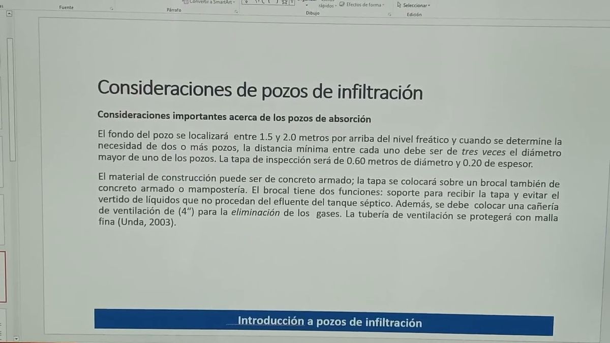 ITP239 - Introducción a Pozos de Infiltración