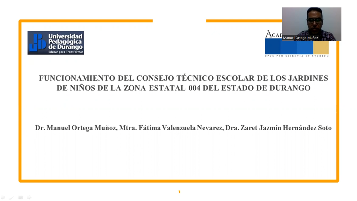 MTY107 - Funcionamiento del Consejo Técnico Escolar de los Jardines de Niños de la Zona Estatal …