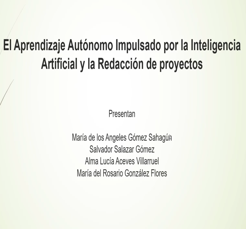 INT061- El Aprendizaje Autónomo Impulsado por la Inteligencia Artificial y la Redacción de …