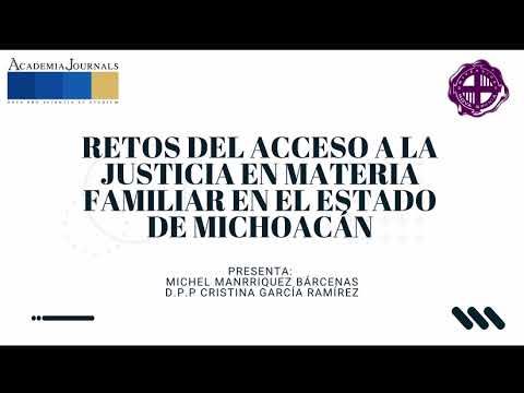 MLA051 - Retos del Acceso a la justicia en Materia Familiar en el Estado de Michoacán