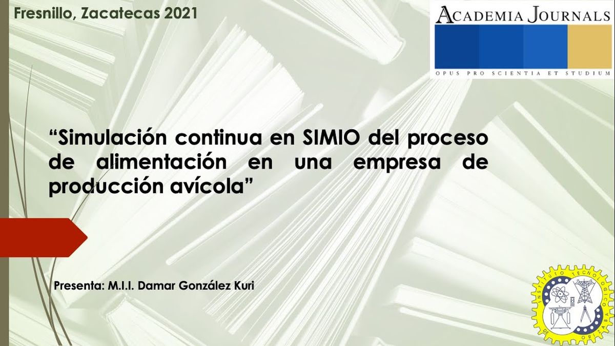 F096 - Simulación continua en SIMIO del proceso de alimentación en una empresa de producción av