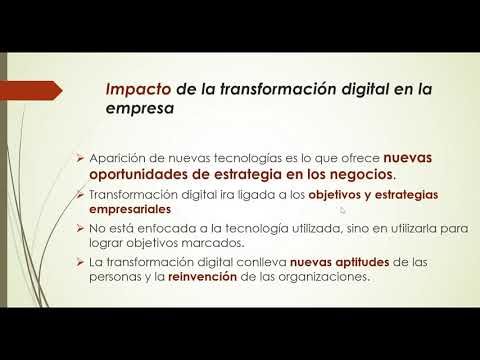 T008 - LA TRANSFORMACIÓN DIGITAL EN LA EMPRESA