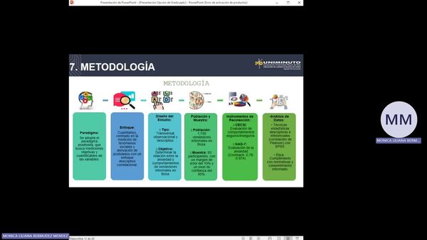 CMX234 - Comportamientos Seguro e Inseguro y Ansiedad en vendedores Informales de la localidad de B…