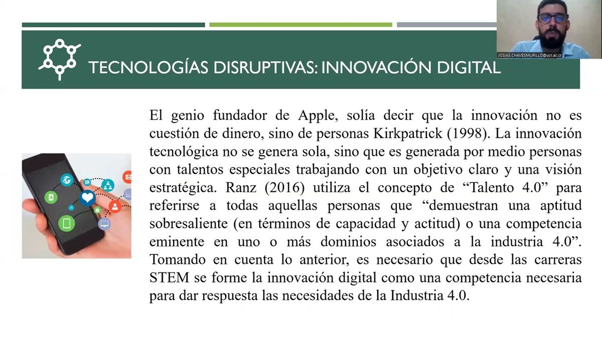 MOR120 - Competencias Digitales Necesarias en las Carreras STEM en el Marco de la Industria 4.0