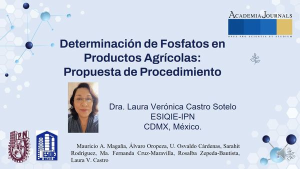 MED295 - Determinación de Fosfatos en Productos Agrícolas: Propuesta de Procedimiento