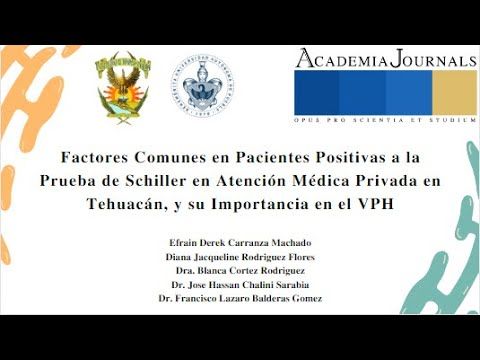 MEX067 - Factores Comunes en Pacientes Positivas a la Prueba de Schiller en Atención Médica Priv…