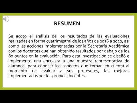 T098 - DISEÑO Y PROPUESTA DE MODELO DE EVALUACIÓN DOCENTE, CASO: UNIVERSIDAD TECNOLÓGICA DE TIJU…