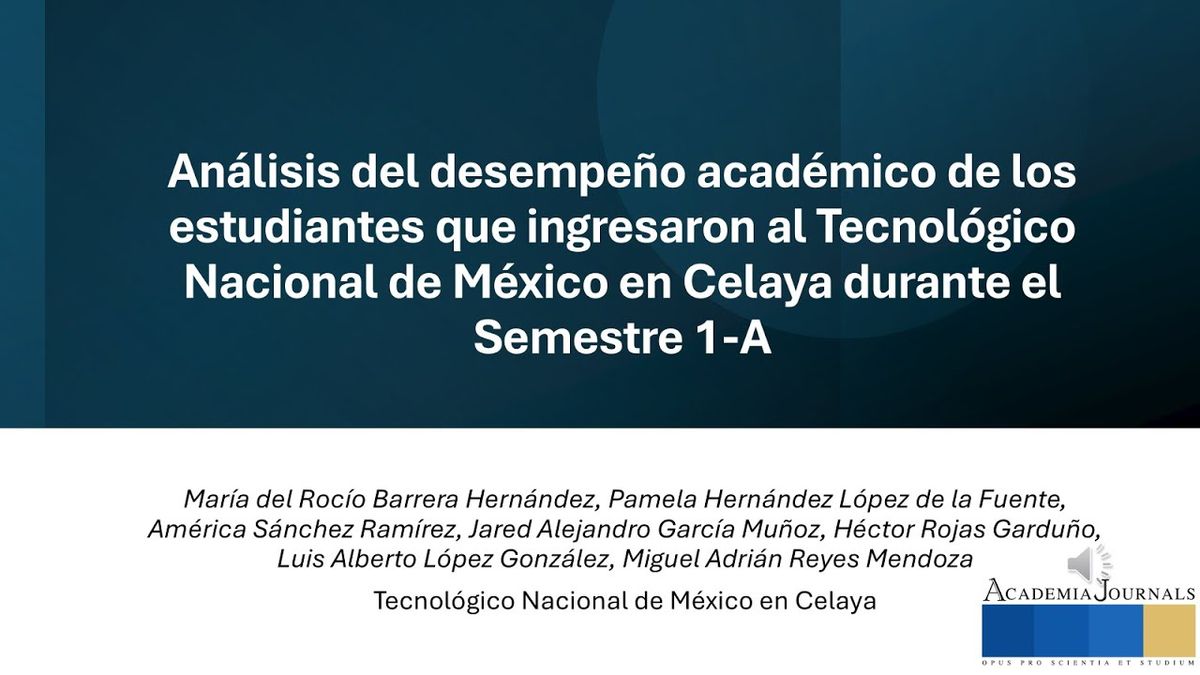 CLY143 - Análisis del Desempeño Académico de los Estudiantes que Ingresaron al Tecnológico Naci…